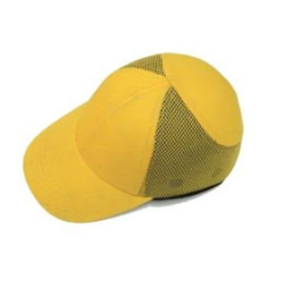 BARET ŞAPKA TİPİ DARBE EMİCİ FİLELİ SARI SHELTER