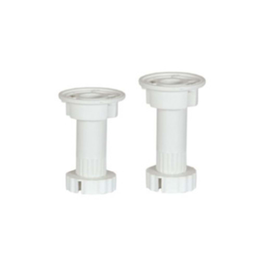 GÜLER PLASTİK BAZA AYAĞI 10 CM BEYAZ