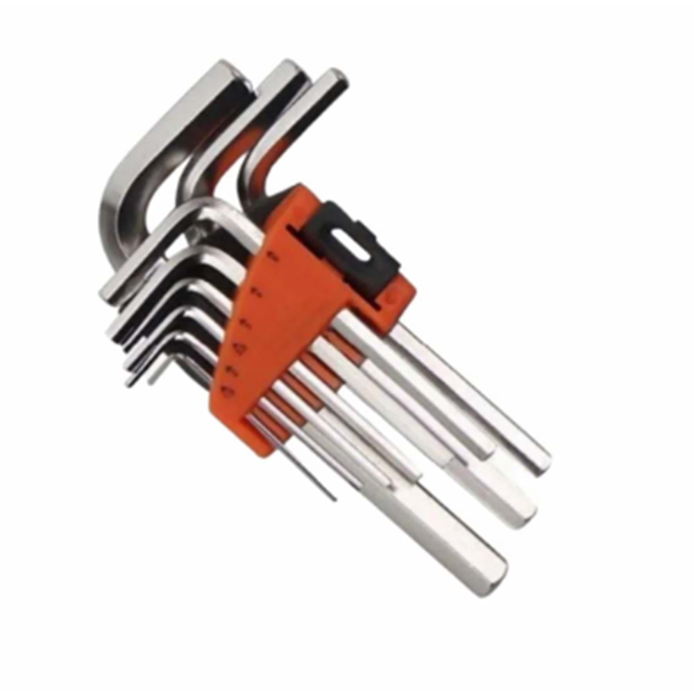 ALYAN ANAHTAR SET T SAPLI 2MM-8MM TURUNCU-KROM REAL ÖZS