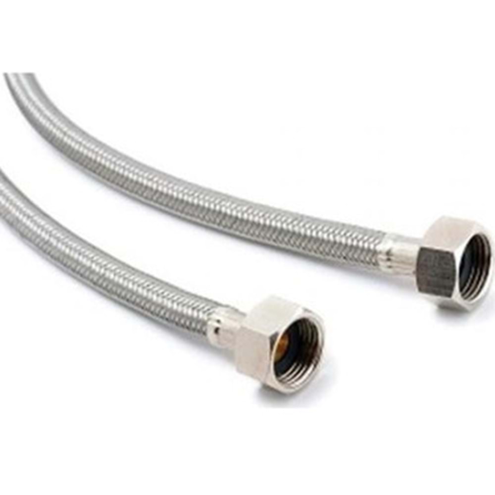YRNT DİŞİ-DİŞİ KROM FLEX 1/2*1/2 60 CM