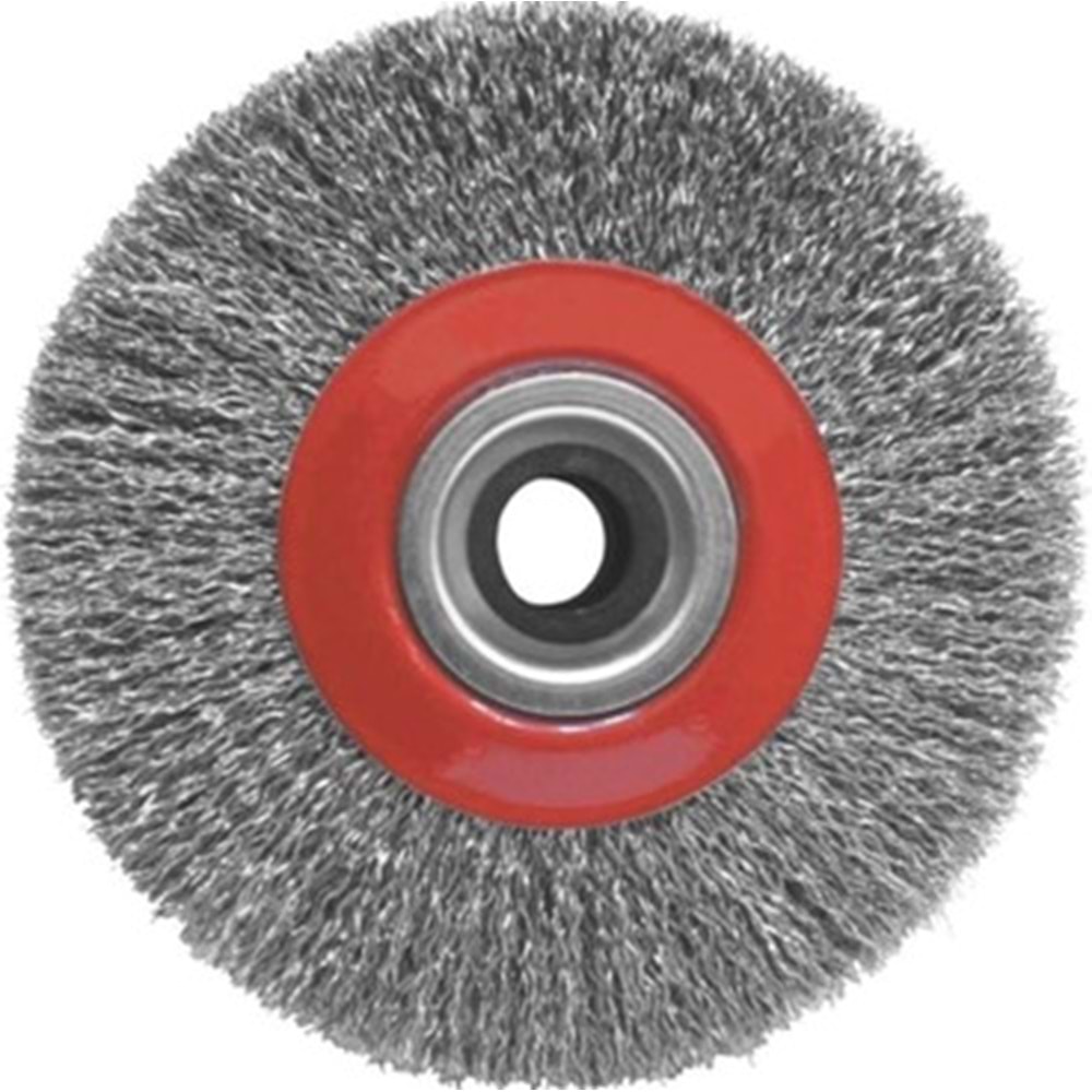 TEL FIRÇA DAİRESEL SAÇAKLI 200 MM-8'' KROM LEO