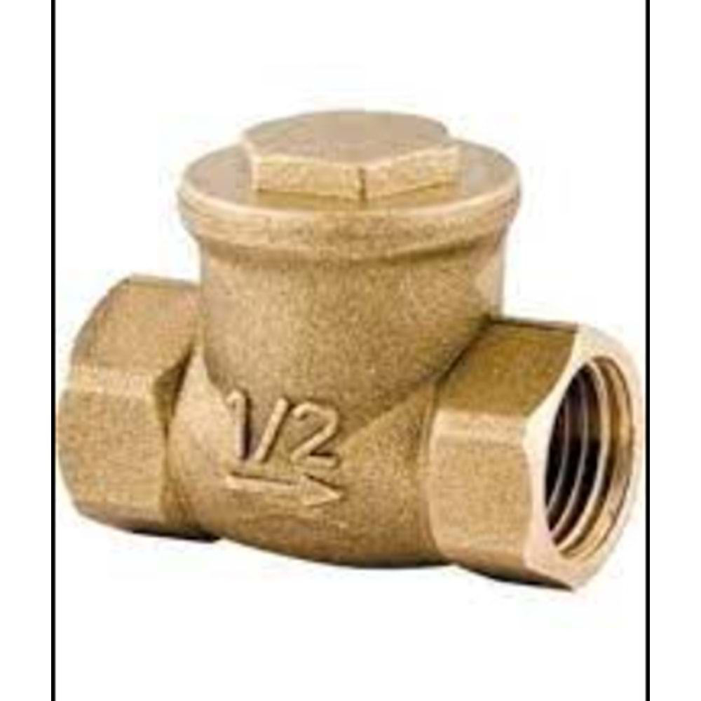 ÇEKVALF KAPILI DN 15-ÇARPARALI-1/2