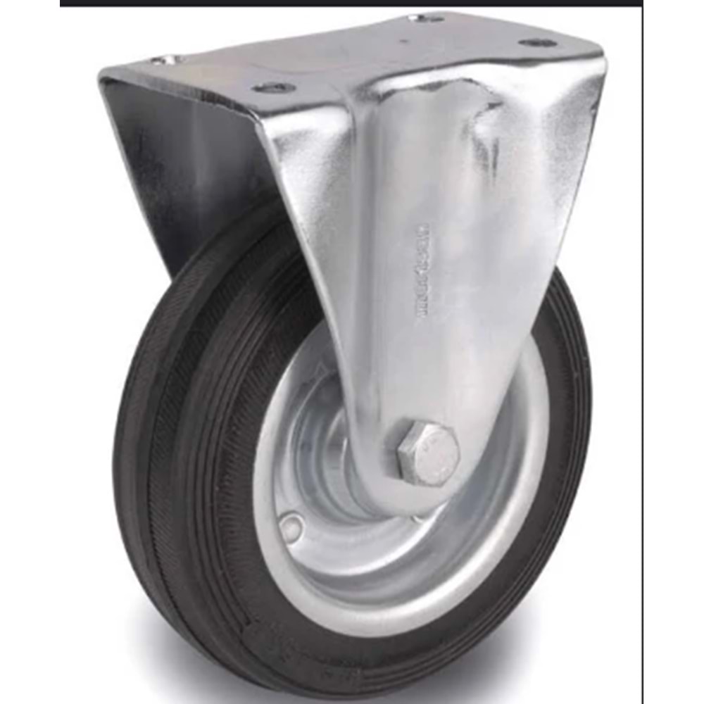 TEKERLEK SABİT METAL 200MM KROM SEZAL - CEO - KAMA -