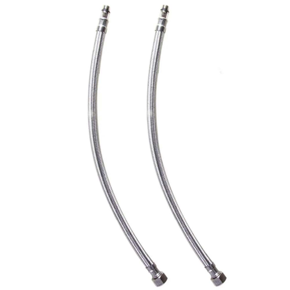 ÇEŞME FLEX 40 ÇELİK-PVC KAPLI 3/8 SİLVER ARFLEX