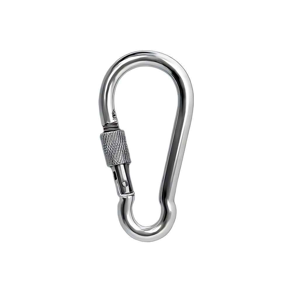ISIMEX KİLİTLİ KÖPEK KANCASI 60 MM KROM