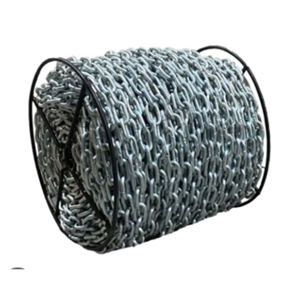 ÖZEGE-MERCAN GALVANİZ ZİNCİR 4 MM KROM
