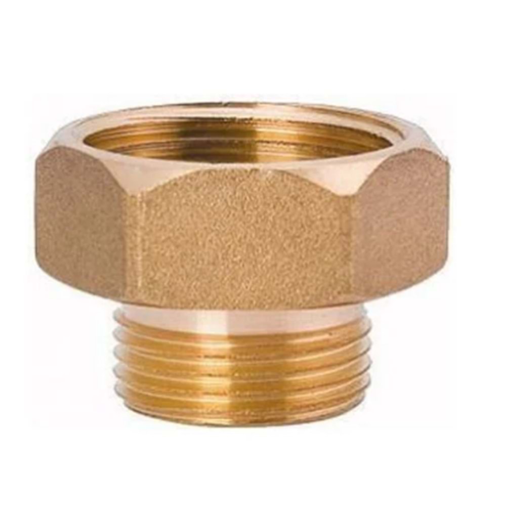 KROM BUŞ LÜLE PİRİNÇ 1/2*3/8 SARI KOCAMAN