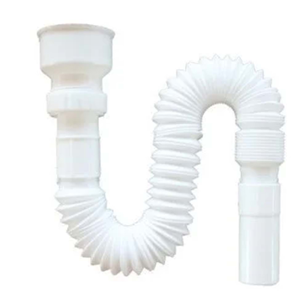 PİSUVAR SİFONU PLASTİK KÖRÜKLÜ 50 MM BEYAZ ÖZBEST