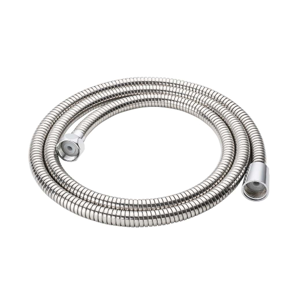 DUŞ HORTUMU YEDEK 1/2-1/2-60 CM KROM Y.A.Ş