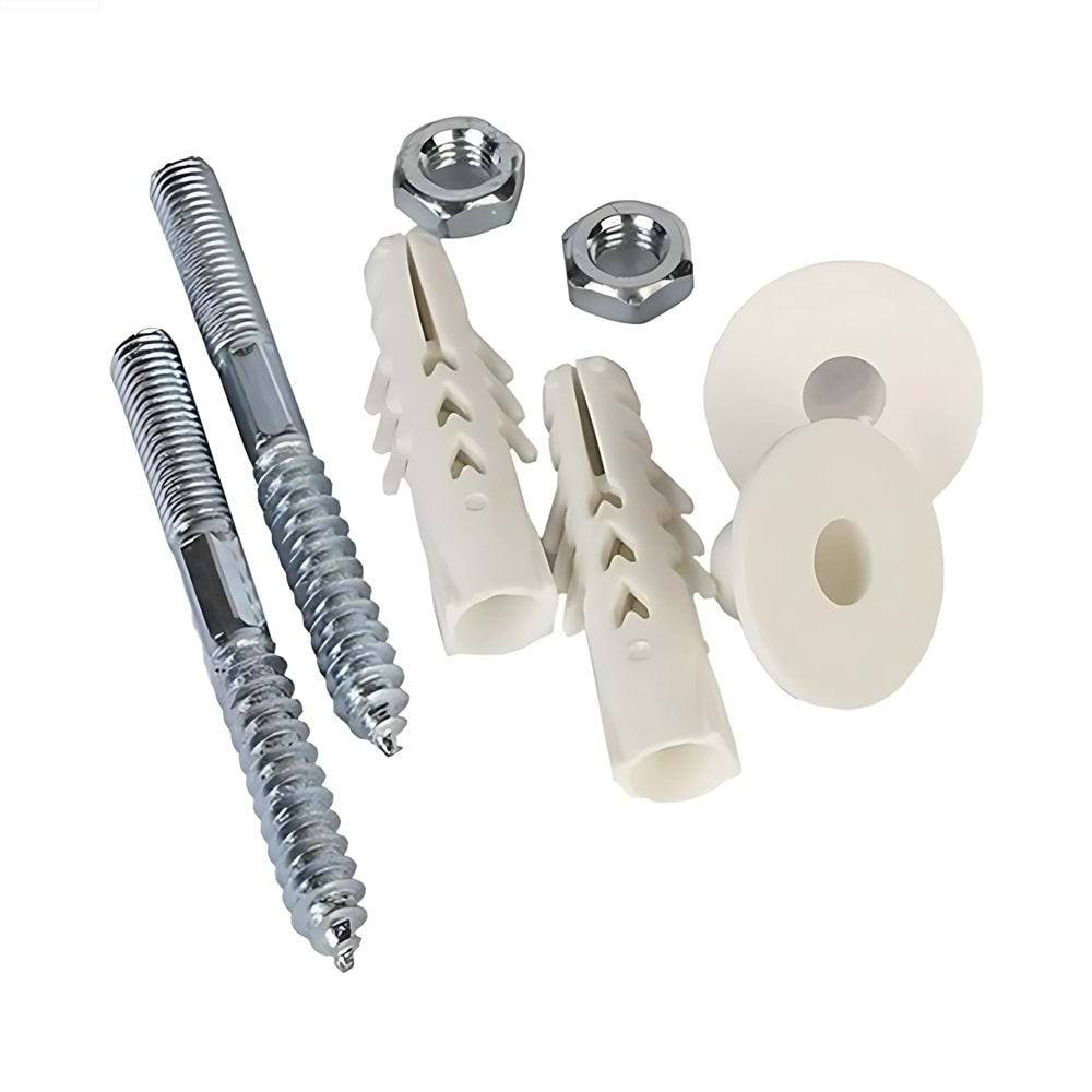 ÇERMİK LAVABO MONTAJ VİDASI SET 13 MM KROM
