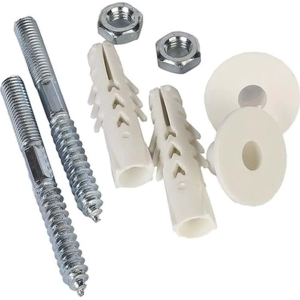 LAVABO MONTAJ VİDASI SET 13 MM KROM ÇERMİK