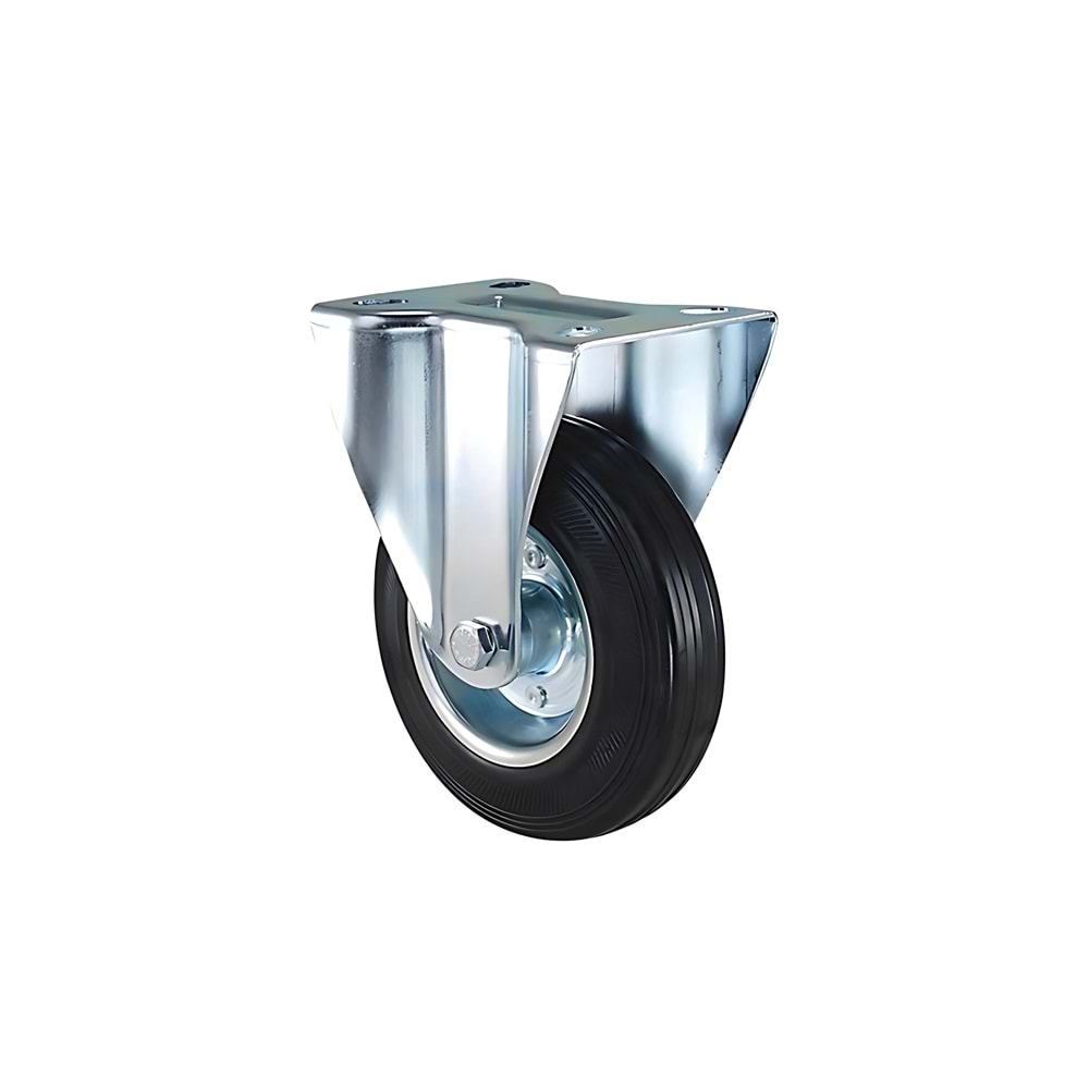 CEO METAL TEKERLEK SABİT 160 MM SİYAH