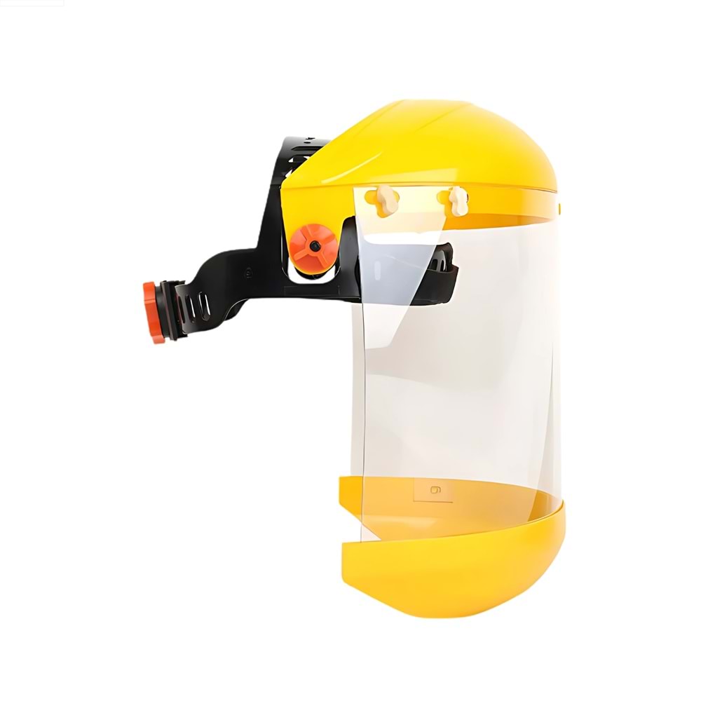 ESSAFE VİZÖRLÜ YÜZ KORUYUCU SİPERLİK 20*40 CM SARI