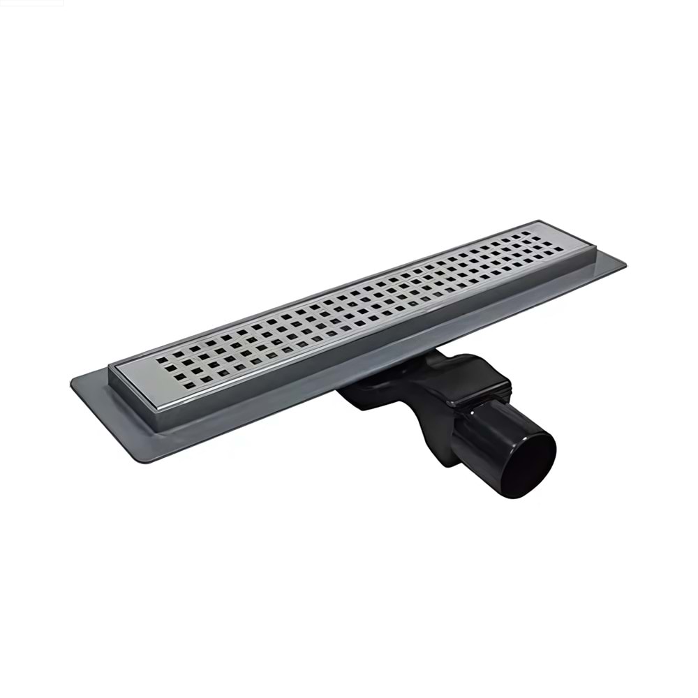 ÖZBEST YANDAN-DÖNERLİ DUŞ KANALI 30 CM KROM