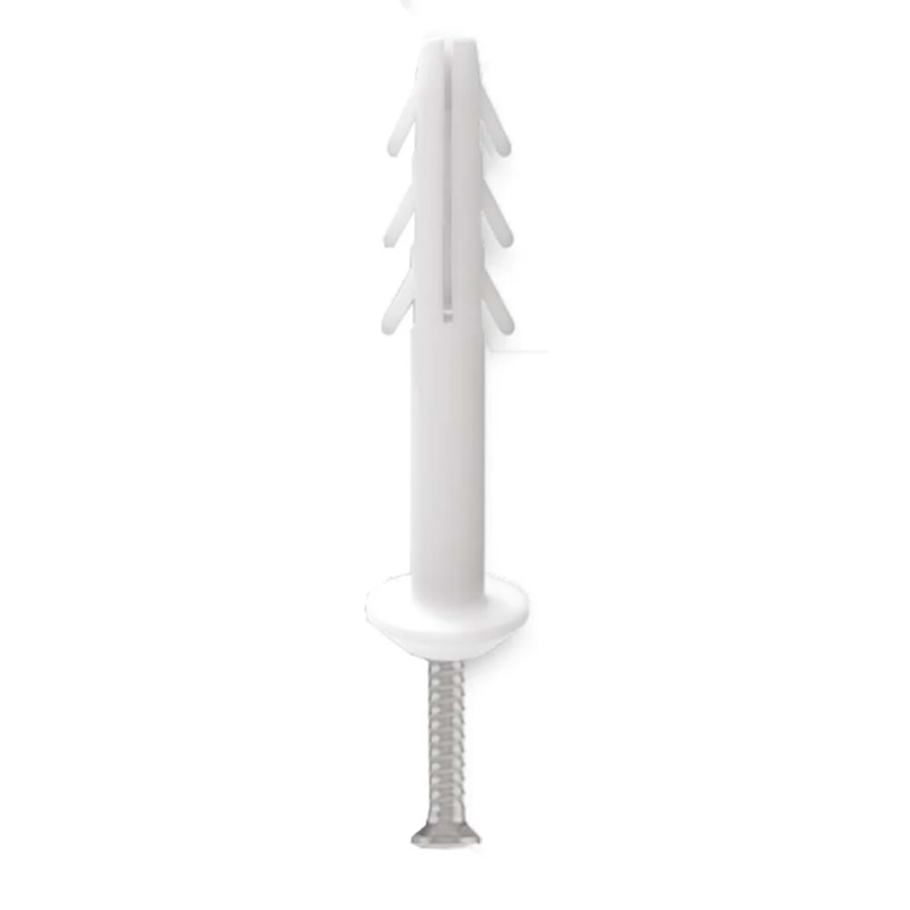 GÖZNÜR ÇİVİLİ DÜBEL 1 ADET 6 CM BEYAZ