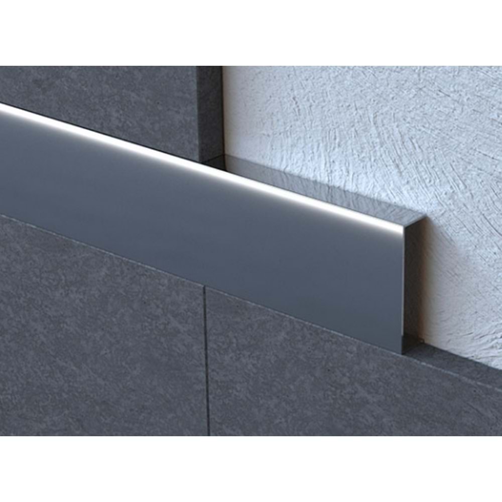 ÇELİK BORDÜR KROM SÜPER AYNA 2.3CM* 2.44 MT KROM PROPLAS