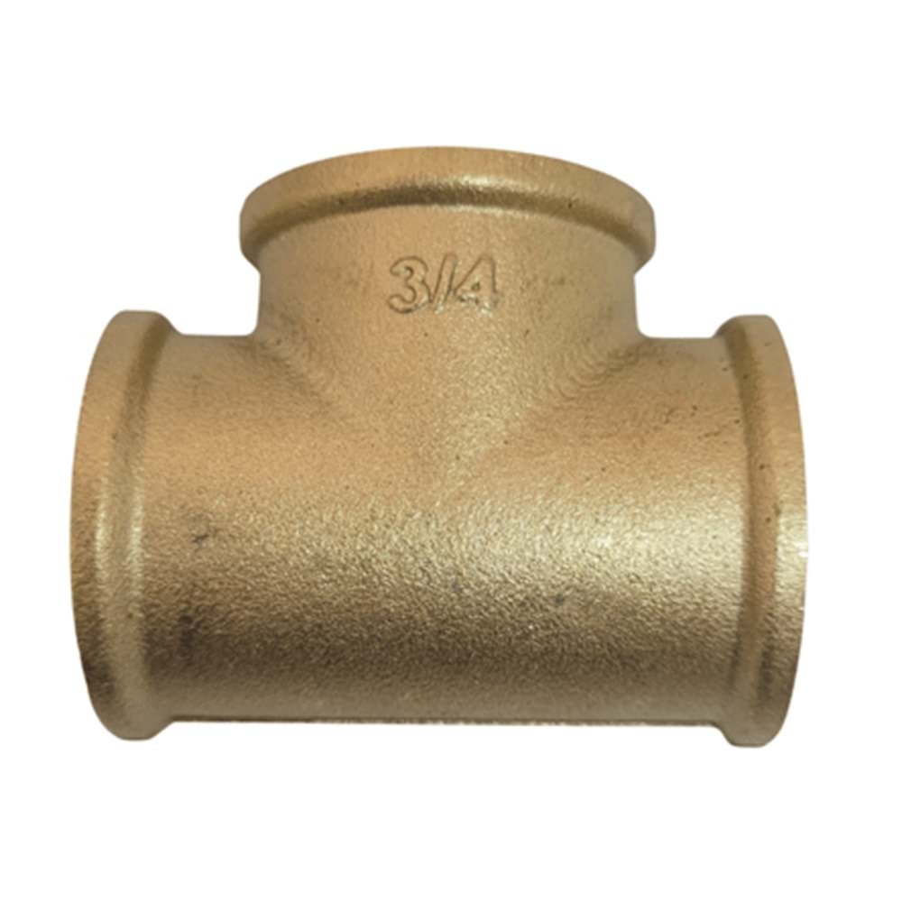 ÇERMİK EŞİT TEE KROM DAF 3/4 İNÇ KROM-SARI