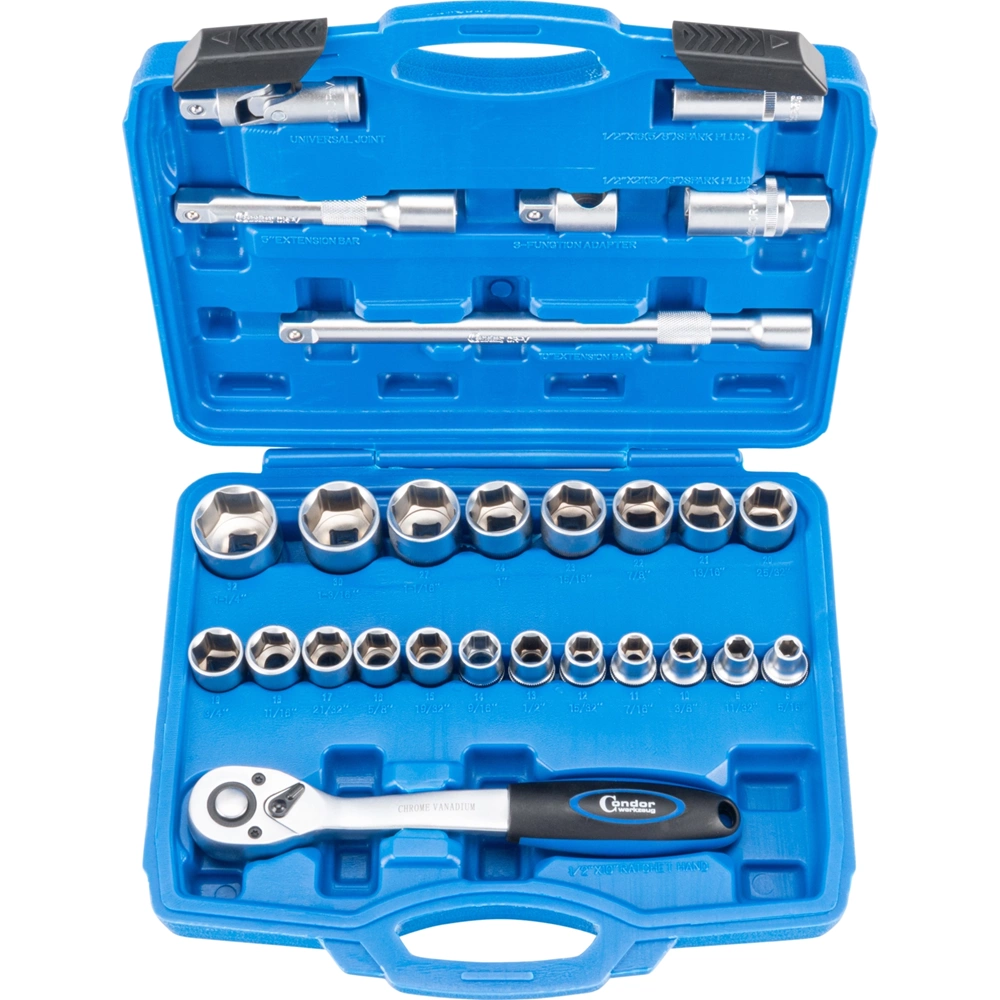 LOKMA TAKIMI 1/2-27 PCS-8-32 MM-CONDOR-MAVİ