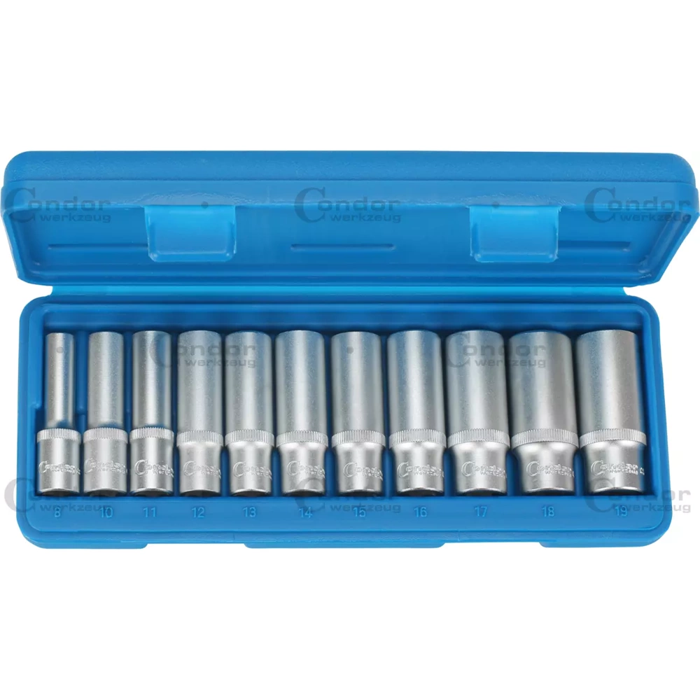 LOKMA TAKIMI UZUN-11 PCS-3/8 CONDOR KROM