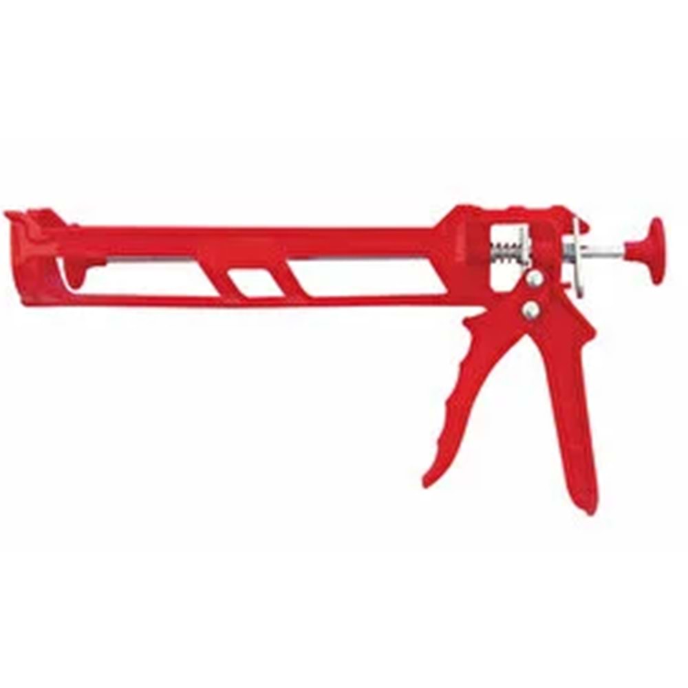 EDU MEKANİK SİLİKON TABANCASI 225 MM KIRMIZI