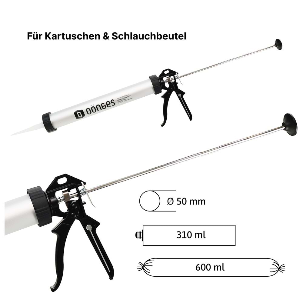 SOSİS TABANCASI-SOSİS-600 ML-EDU-GRİ