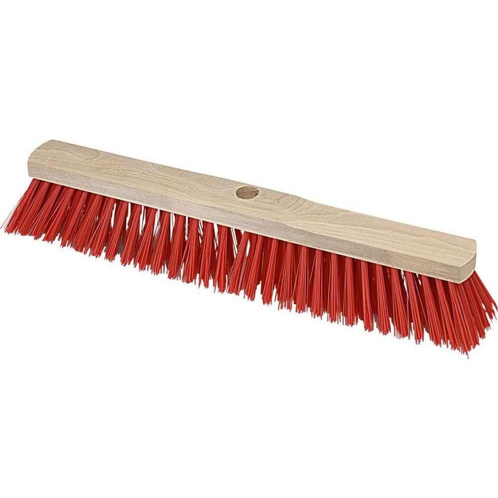 SOKAK SÜPÜRGESİ-AHŞAP TAKOZ-400 MM-EDU-KIRMIZI