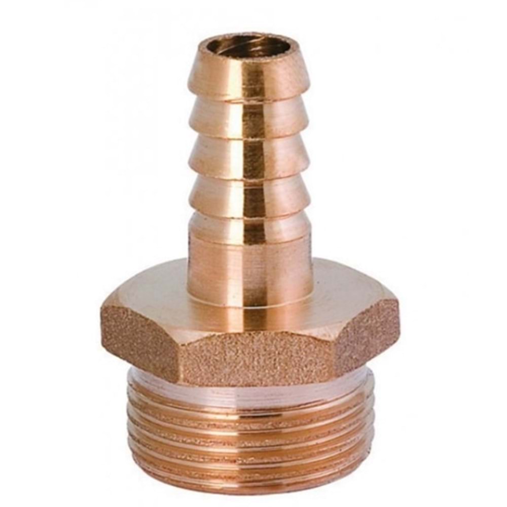 KOCAMAN ERKEK HORTUM REKORU 1/2 10 MM SARI