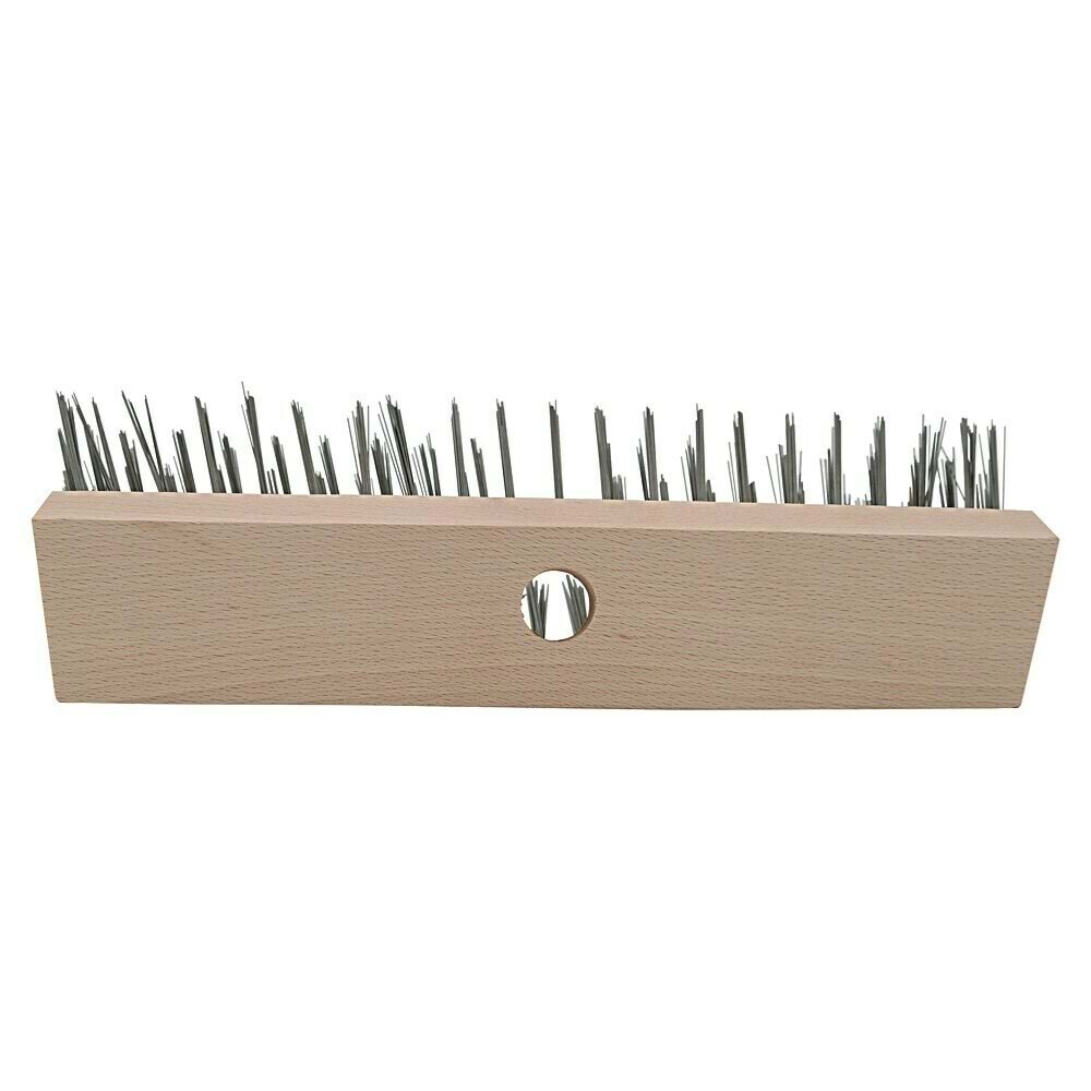 SOKAK SÜPÜRGESİ-TEL AHŞAP TAKOZ-300 MM-EDU-SİYAH