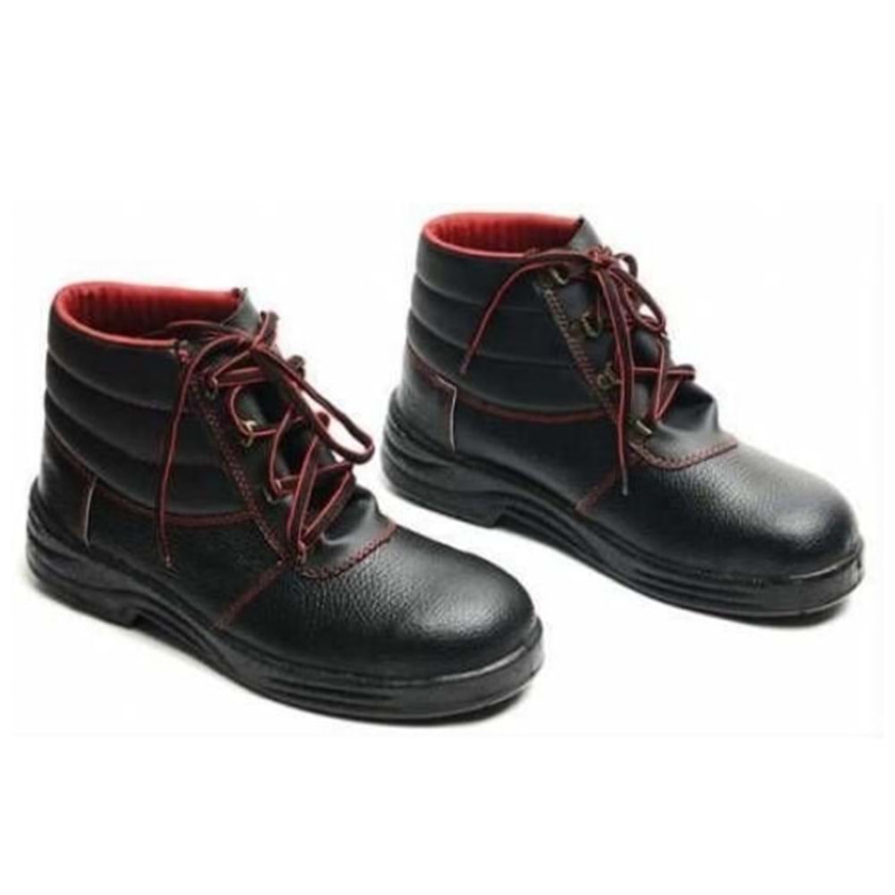 İŞ AYAKKABISI BOT DERİ-İPLİ NO:44 SİYAH UGR