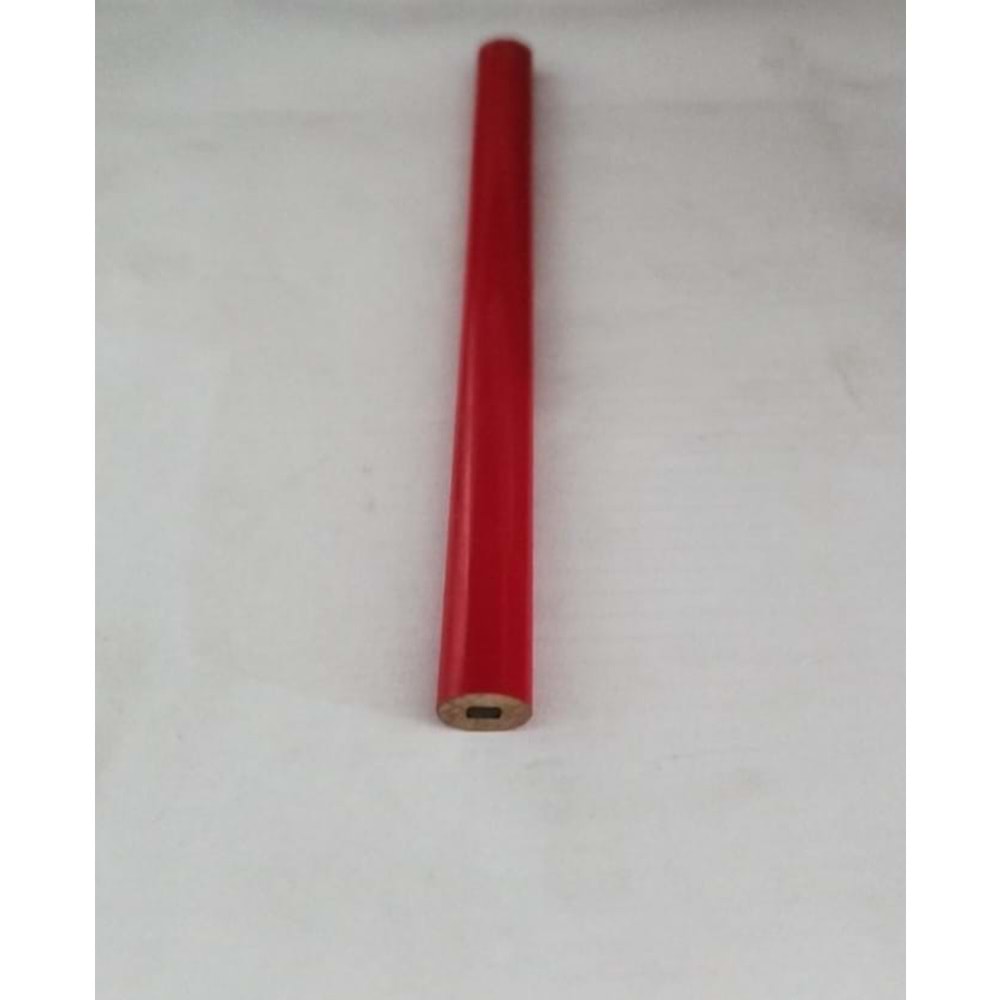 EDU KURŞUN DÜLGER KALEMİ 180 MM KIRMIZI-BEYAZ
