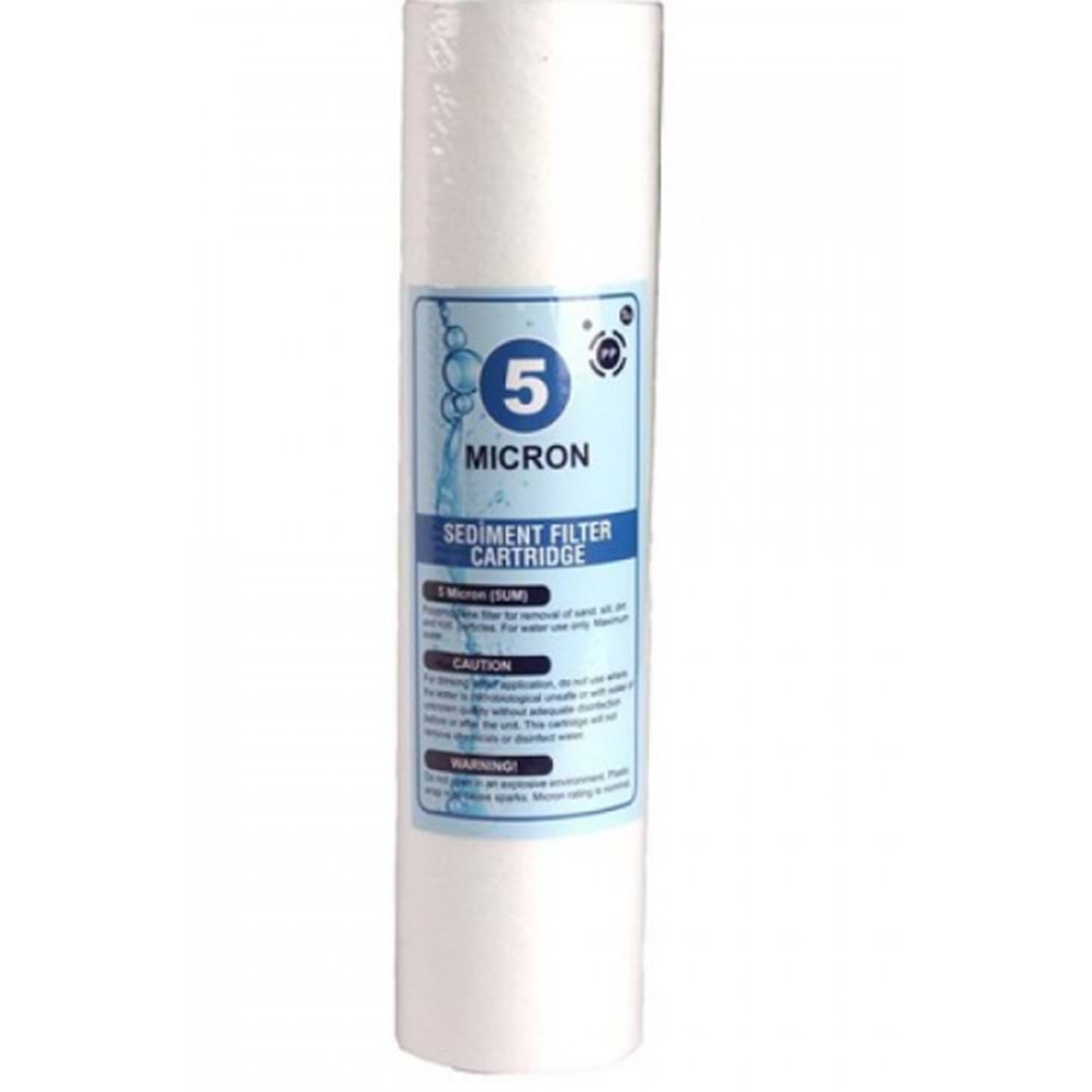 SPUN-MICRON SÜNGER SU ARITMA YEDEK FİLTRE 10 İNÇ 5 MİC