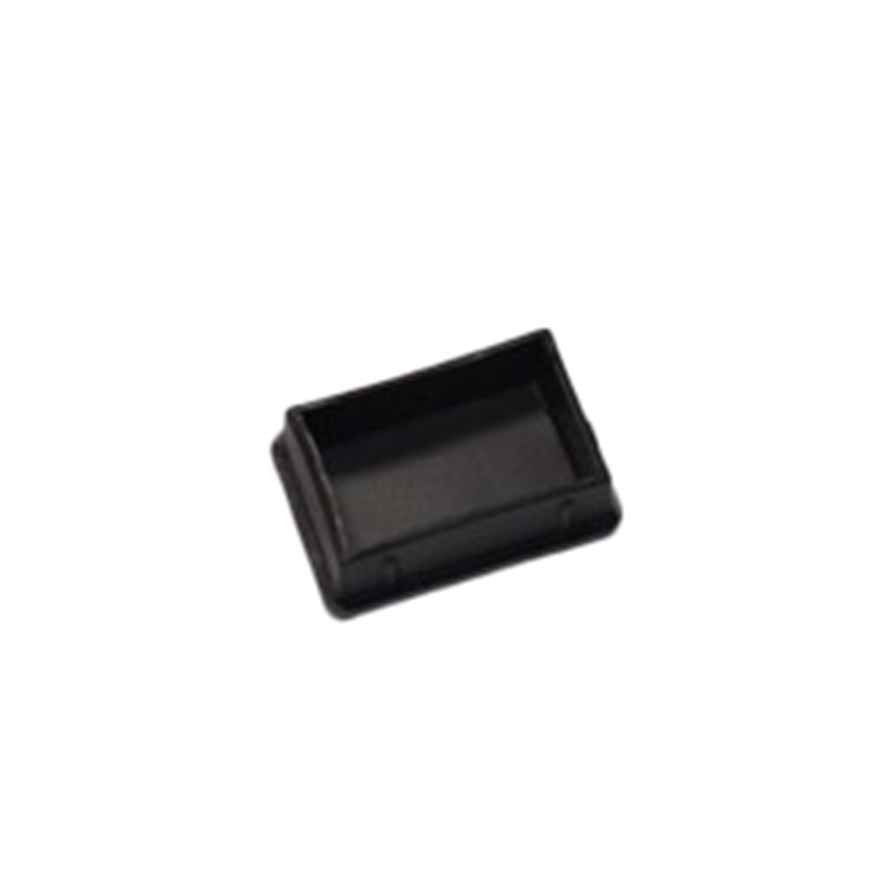 ŞEN İÇ TAPA-DÜZ PROFİL TAPASI DİKDÖRTGEN 40*60 MM SİYAH