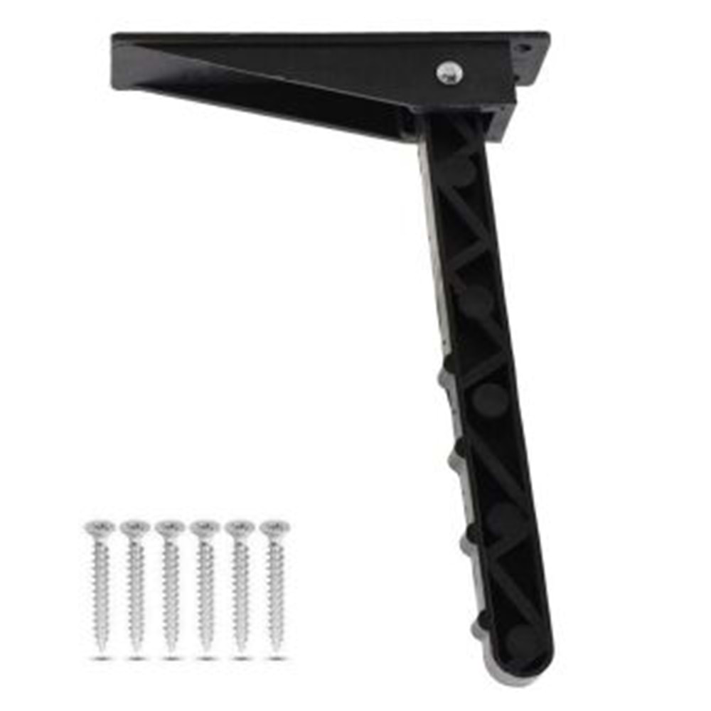 AYDER KATLANIR SOFRA AYAĞI 20 CM SİYAH-BEYAZ
