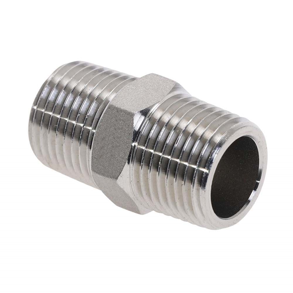 KROM NİPEL 3/8 KROM/ ÇERMİK
