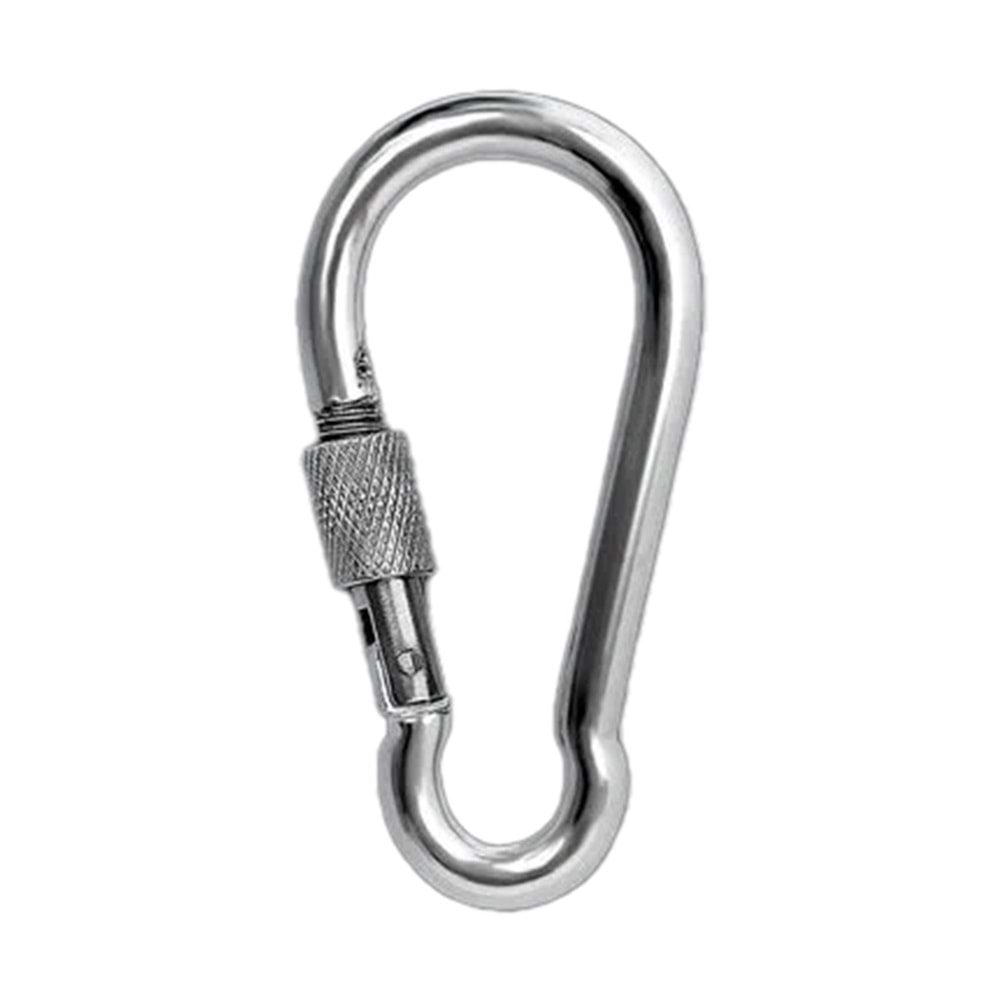 KÖPEK KANCASI-KİLİTLİ-10*100 MM-EDU-KROM