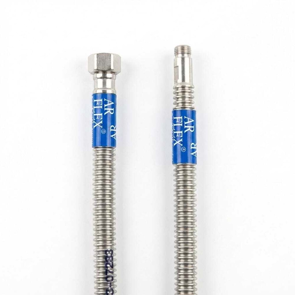 ÇEŞME FLEX 70 ÇELİK-PVC KAPLI 3/8 SİLVER ARFLEX