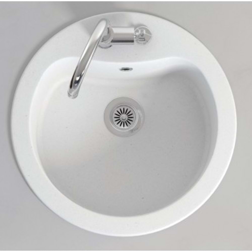 MUT EVYE MERMER YUVARLAK TAŞMASIZ 38 CM KROM KROMEVYE