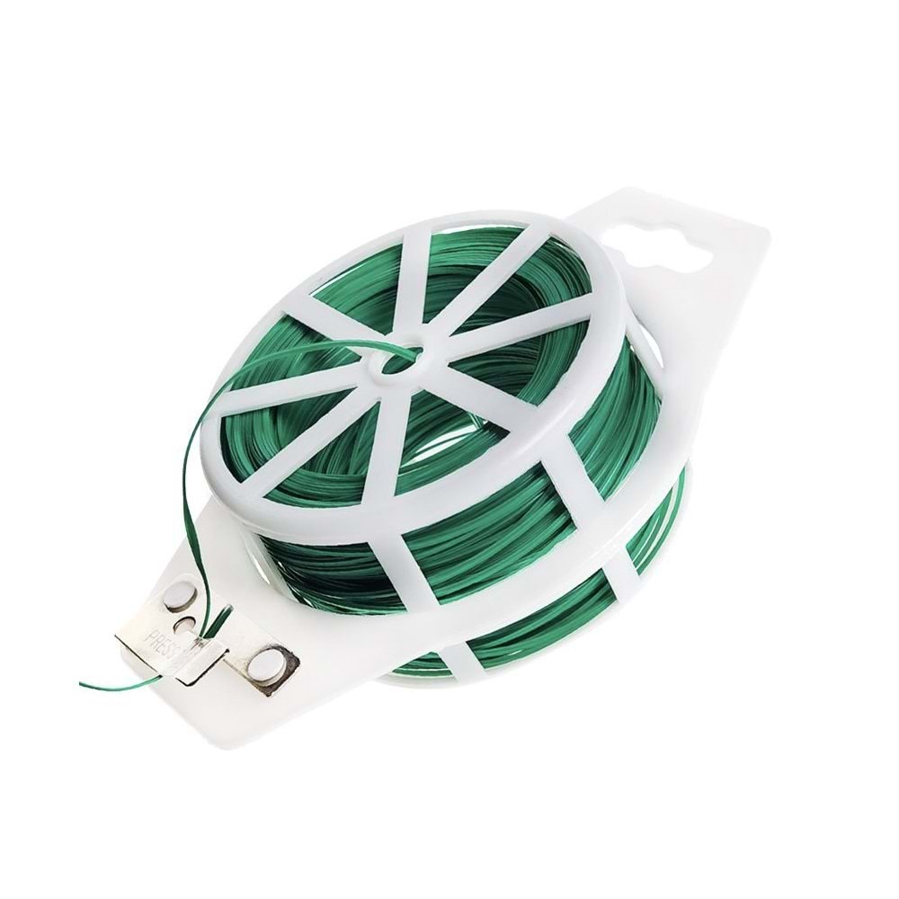 POŞET BAĞLAMA TELİ-KESMELİ-50 MT-TWIST TIE-YEŞİL