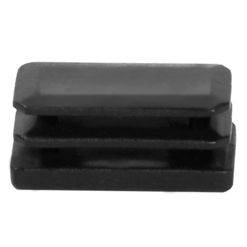 ŞEN İÇ TAPA TIRTIKLI PROFİL TAPASI DİKDÖRTGEN 40*30 MM SİYAH