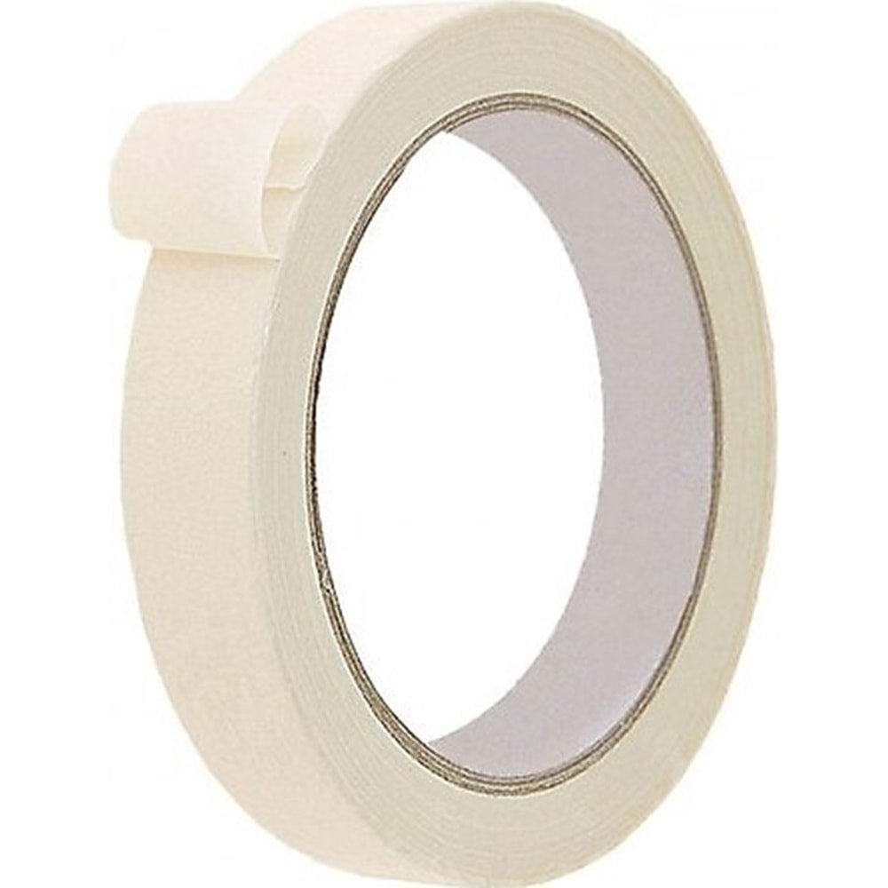 KAĞIT BANT MASKELEME 18MM*25 MT SARI THREE STAR