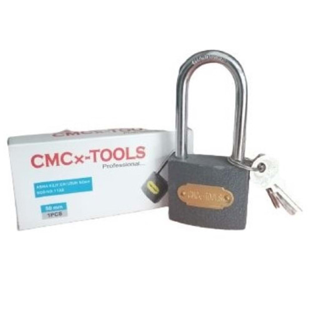ASMA KİLİT GRİ-UZUN-32 MM-CMC-GRİ