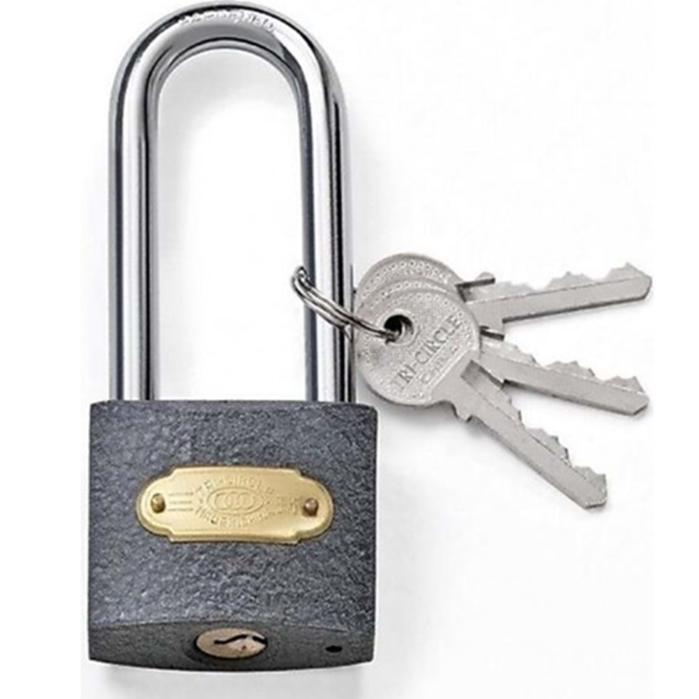 ASMA KİLİT GRİ-UZUN-50 MM-CMC-GRİ