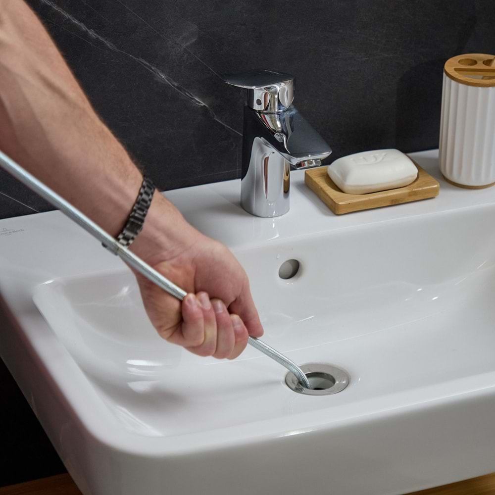 LAVABO AÇMA TELİ-SPRAL-9 MM- 5 MT-WİFU-KROM