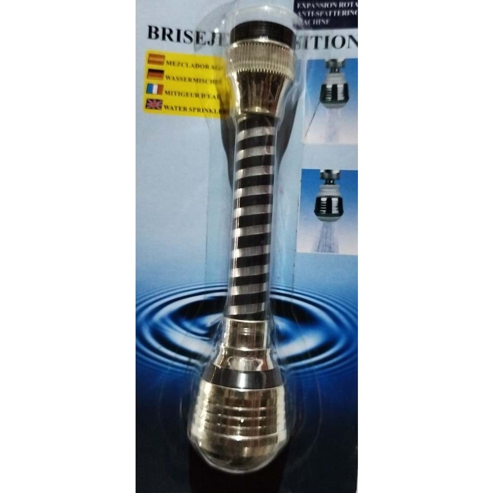 ÇEŞME UCU OYNAR UZUN BAŞ PLS 1/2 UZUN KROM BRİSEJET