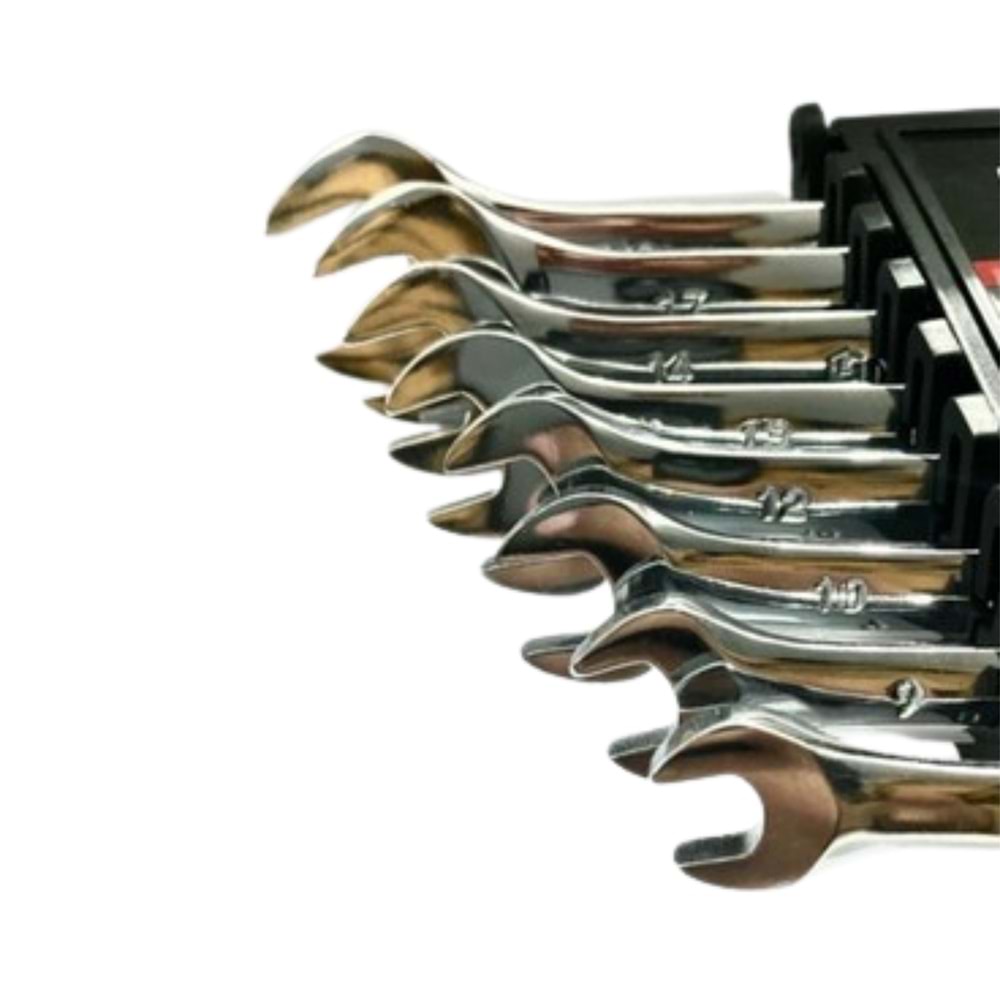 S TOOLS DÜZ-YILDIZ BOLYONO ANAHTAR SET 6 PARÇA 6-17 MM KROM