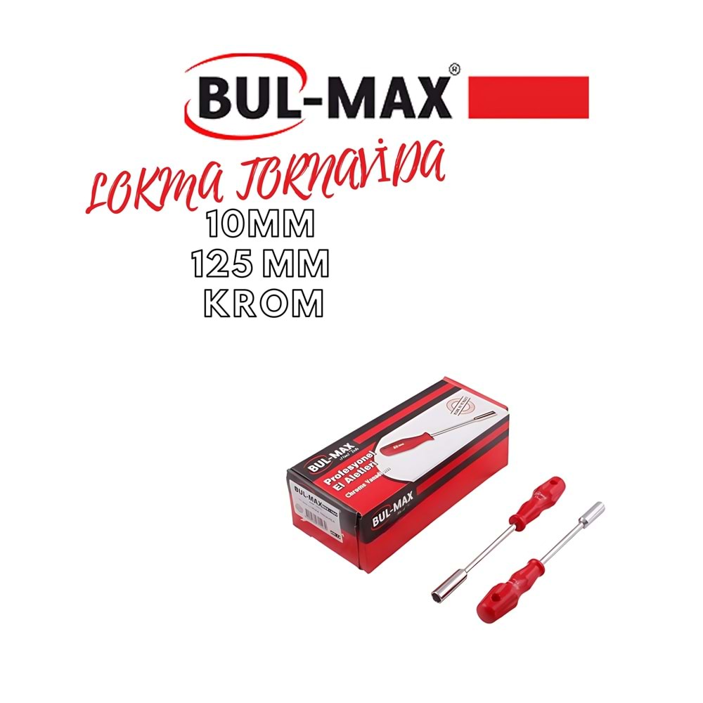 BUL-MAX LOKMA TORNAVİDA 10*125 MM KROM