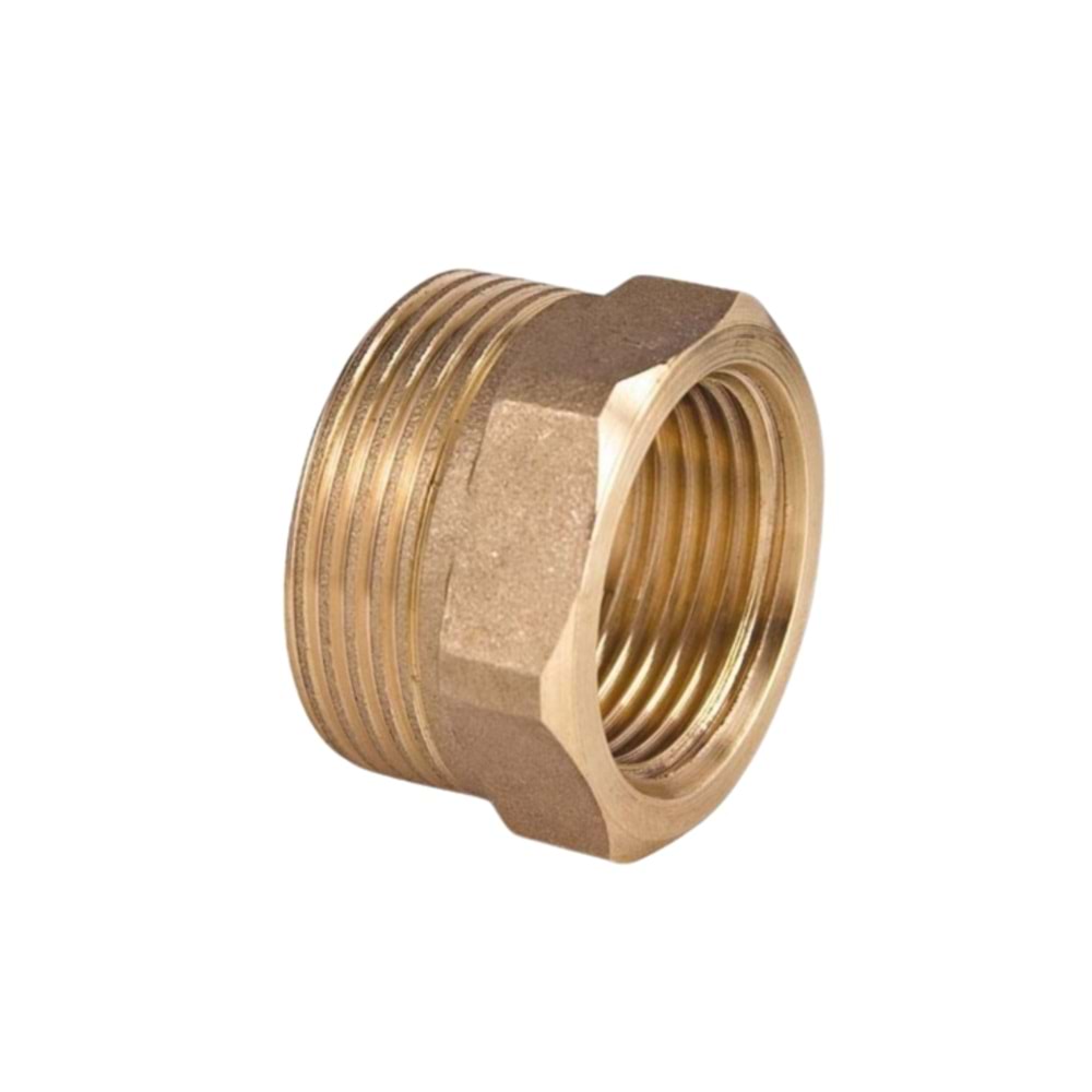 PİRİNÇ KROM BUŞ 1/4*1/8 SARI