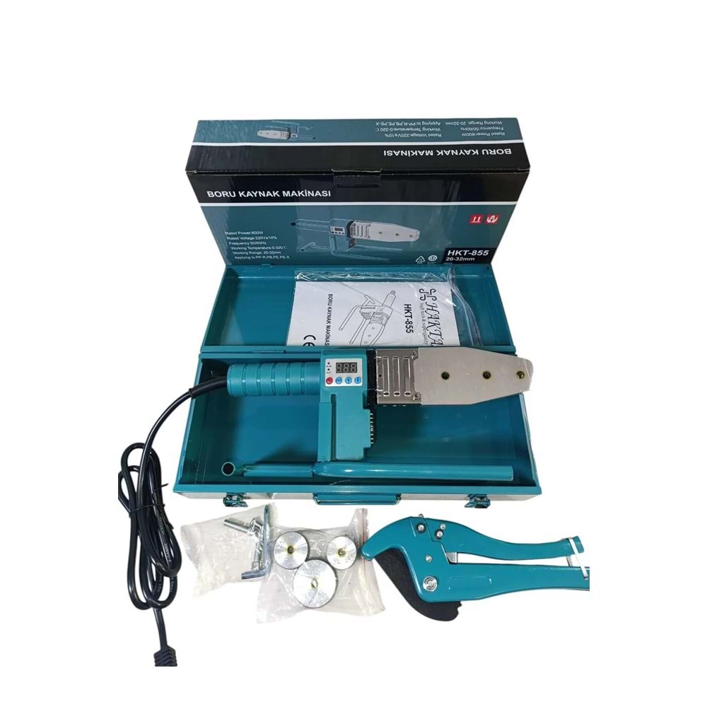 BORU YAPIŞTIRMA MAKİNESİ-MAKASLI-HKT855-800W-HAKTAŞ-YEŞİL