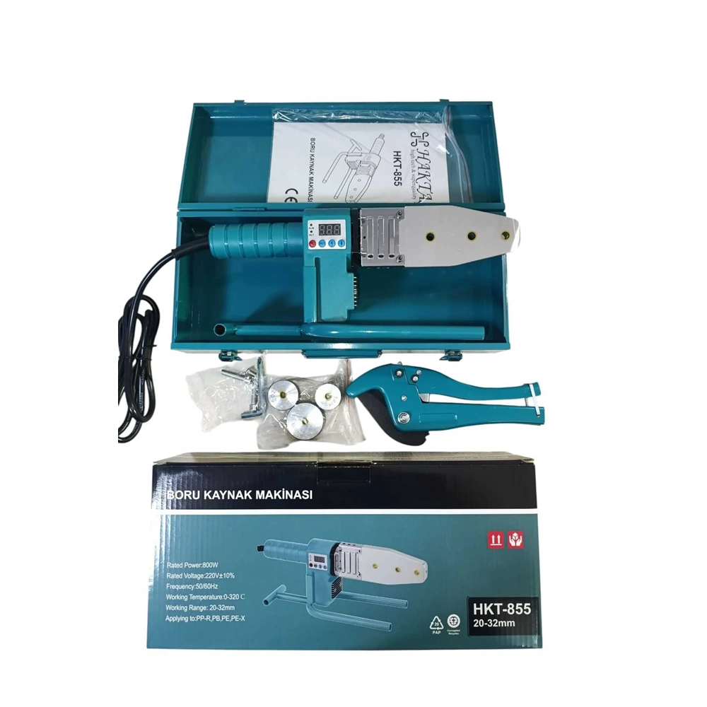 BORU YAPIŞTIRMA MAKİNESİ-MAKASLI-HKT855-800W-HAKTAŞ-YEŞİL