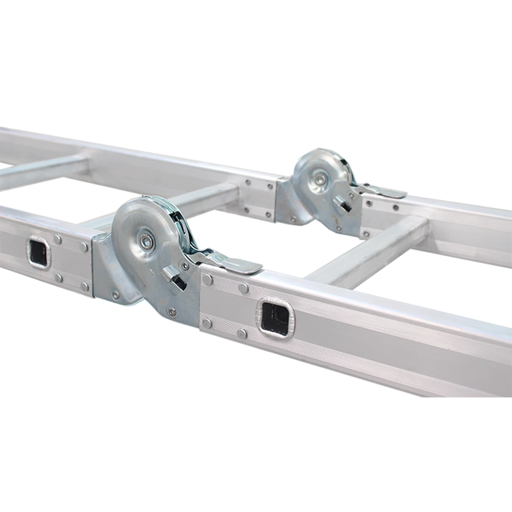 MERDİVEN AKROBAT ALÜMİNYUM 4*4= 16 BASAMAK KROM VİZYON